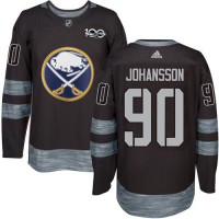 Adidas Buffalo Sabres #90 Marcus Johansson Black 1917-2017 100th Anniversary Stitched NHL Jersey
