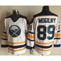 Buffalo Sabres #89 Alexander Mogilny White CCM Throwback Stitched NHL Jersey