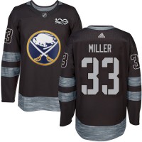 Adidas Buffalo Sabres #33 Colin Miller Black 1917-2017 100th Anniversary Stitched NHL Jersey