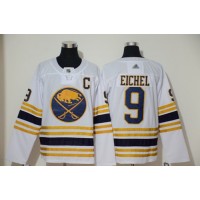 Adidas Buffalo Sabres #9 Jack Eichel White 50th Season Authentic Stitched NHL Jersey