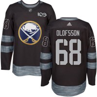 Adidas Buffalo Sabres #68 Victor Olofsson Black 1917-2017 100th Anniversary Stitched NHL Jersey