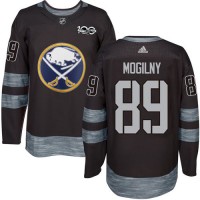 Adidas Buffalo Sabres #89 Alexander Mogilny Black 1917-2017 100th Anniversary Stitched NHL Jersey