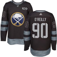 Adidas Buffalo Sabres #90 Ryan O'Reilly Black 1917-2017 100th Anniversary Stitched NHL Jersey