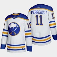 Buffalo Buffalo Sabres #11 Gilbert Perreault Men's Adidas 2020-21 Away Authentic Player Stitched NHL Jersey White