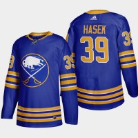 Buffalo Buffalo Sabres #39 Dominik Hasek Men's Adidas 2020-21 Home Authentic Player Stitched NHL Jersey Royal Blue