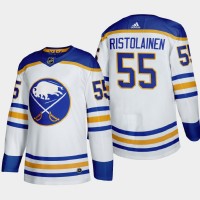 Buffalo Buffalo Sabres #55 Rasmus Ristolainen Men's Adidas 2020-21 Away Authentic Player Stitched NHL Jersey White