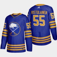 Buffalo Buffalo Sabres #55 Rasmus Ristolainen Men's Adidas 2020-21 Home Authentic Player Stitched NHL Jersey Royal Blue