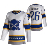 Buffalo Buffalo Sabres #26 Rasmus Dahlin White Men's Adidas 2020-21 Reverse Retro Alternate NHL Jersey