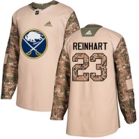 Adidas Buffalo Sabres #23 Sam Reinhart Camo Authentic 2017 Veterans Day Stitched NHL Jersey