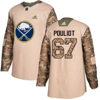 Adidas Buffalo Sabres #67 Benoit Pouliot Camo Authentic 2017 Veterans Day Stitched NHL Jersey