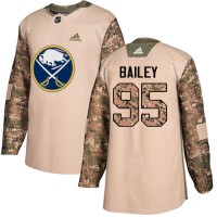 Adidas Buffalo Sabres #95 Justin Bailey Camo Authentic 2017 Veterans Day Stitched NHL Jersey