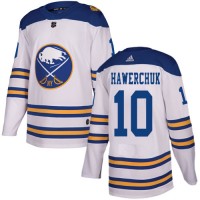 Adidas Buffalo Sabres #10 Dale Hawerchuk White Authentic 2018 Winter Classic Stitched NHL Jersey