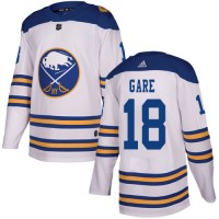 Adidas Buffalo Sabres #18 Danny Gare White Authentic 2018 Winter Classic Stitched NHL Jersey
