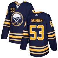 Adidas Buffalo Sabres #53 Jeff Skinner Navy Blue Home Authentic Stitched NHL Jersey