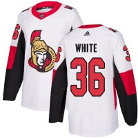 Adidas Ottawa Senators #36 Colin White White Road Authentic Stitched NHL Jersey