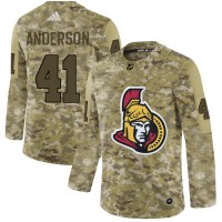 Adidas Ottawa Senators #41 Craig Anderson Camo Authentic Stitched NHL Jersey
