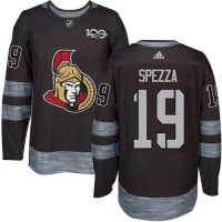 Adidas Ottawa Senators #19 Jason Spezza Black 1917-2017 100th Anniversary Stitched NHL Jersey