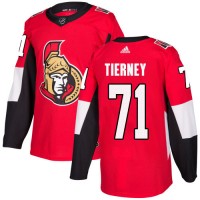 Adidas Ottawa Senators #71 Chris Tierney Red Home Authentic Stitched NHL Jersey