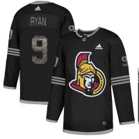 Adidas Ottawa Senators #9 Bobby Ryan Black Authentic Classic Stitched NHL Jersey