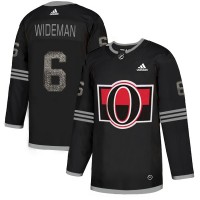 Adidas Ottawa Senators #6 Chris Wideman Black_1 Authentic Classic Stitched NHL Jersey