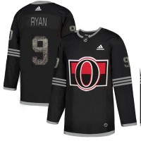 Adidas Ottawa Senators #9 Bobby Ryan Black_1 Authentic Classic Stitched NHL Jersey