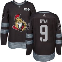 Adidas Ottawa Senators #9 Bobby Ryan Black 1917-2017 100th Anniversary Stitched NHL Jersey