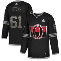 Adidas Ottawa Senators #61 Mark Stone Black_1 Authentic Classic Stitched NHL Jersey