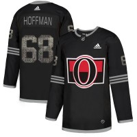 Adidas Ottawa Senators #68 Mike Hoffman Black_1 Authentic Classic Stitched NHL Jersey