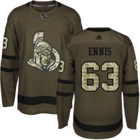 Adidas Ottawa Senators #63 Tyler Ennis Green Salute to Service Stitched NHL Jersey