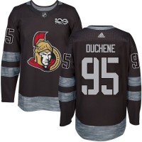 Adidas Ottawa Senators #95 Matt Duchene Black 1917-2017 100th Anniversary Stitched NHL Jersey