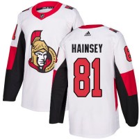 Adidas Ottawa Senators #81 Ron Hainsey White Road Authentic Stitched NHL Jersey