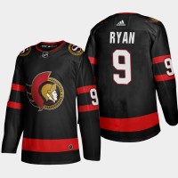 Ottawa Ottawa Senators #9 Bobby Ryan Men's Adidas 2020-21 Authentic Player Home Stitched NHL Jersey Black
