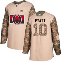 Adidas Ottawa Senators #10 Tom Pyatt Camo Authentic 2017 Veterans Day Stitched NHL Jersey