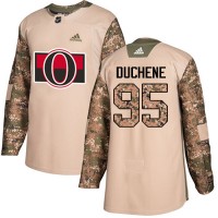 Adidas Ottawa Senators #95 Matt Duchene Camo Authentic 2017 Veterans Day Stitched NHL Jersey