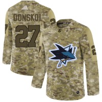 Adidas San Jose Sharks #27 Joonas Donskoi Camo Authentic Stitched NHL Jersey
