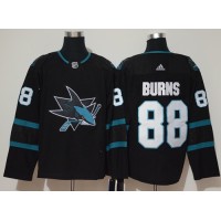 Adidas San Jose Sharks #88 Brent Burns Black Alternate Authentic Stitched NHL Jersey
