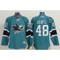 San Jose Sharks #48 Tomas Hertl Teal Stitched NHL Jersey