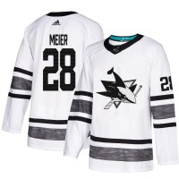 Adidas San Jose Sharks #28 Timo Meier White 2019 All-Star Game Parley Authentic Stitched NHL Jersey