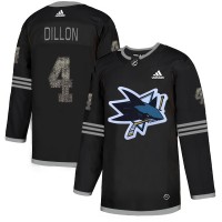 Adidas San Jose Sharks #4 Brenden Dillon Black Authentic Classic Stitched NHL Jersey