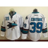 San Jose Sharks #39 Logan Couture White Stitched NHL Jersey
