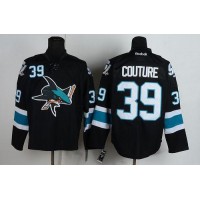 San Jose Sharks #39 Logan Couture Black Stitched NHL Jersey