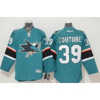 San Jose Sharks #39 Logan Couture Teal Stitched NHL Jersey