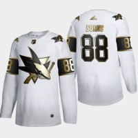 San Jose San Jose Sharks #88 Brent Burns Men's Adidas White Golden Edition Limited Stitched NHL Jersey