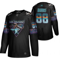 San Jose San Jose Sharks #88 Brent Burns Men's Adidas 2020 Los Tiburones Limited NHL Jersey Black