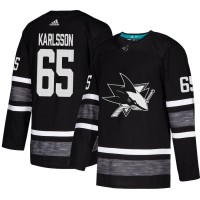 Adidas San Jose Sharks #65 Erik Karlsson Black Authentic 2019 All-Star Stitched NHL Jersey