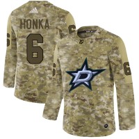 Adidas Dallas Stars #6 Julius Honka Camo Authentic Stitched NHL Jersey