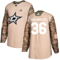 Adidas Dallas Stars #36 Mats Zuccarello Camo Authentic 2017 Veterans Day Stitched NHL Jersey