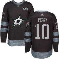Adidas Dallas Stars #10 Corey Perry Black 1917-2017 100th Anniversary Stitched NHL Jersey