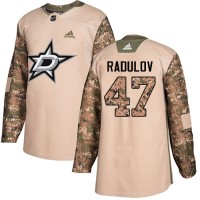 Adidas Dallas Stars #47 Alexander Radulov Camo Authentic 2017 Veterans Day Stitched NHL Jersey