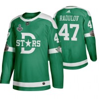 Adidas Dallas Dallas Stars #47 Alexander Radulov Men's Green 2020 Stanley Cup Final Stitched Classic Retro NHL Jersey